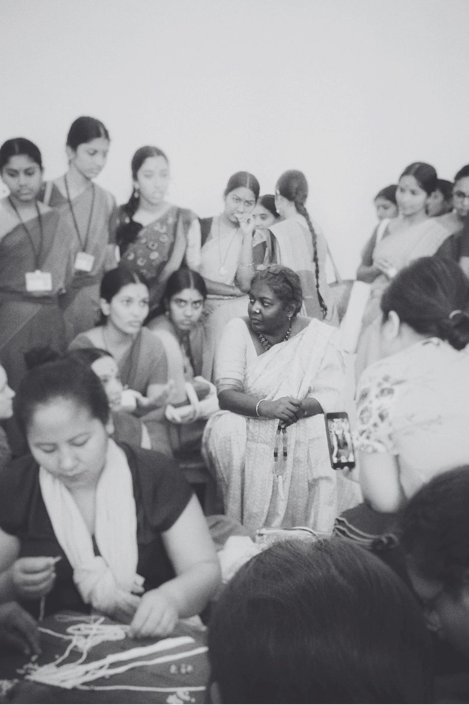 Dr. Bessie Cecil teaching